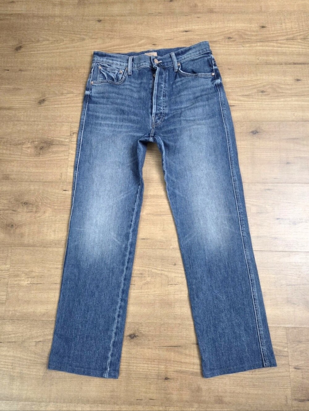 MOTHER High Waisted Double Hikes Skimp Jeans